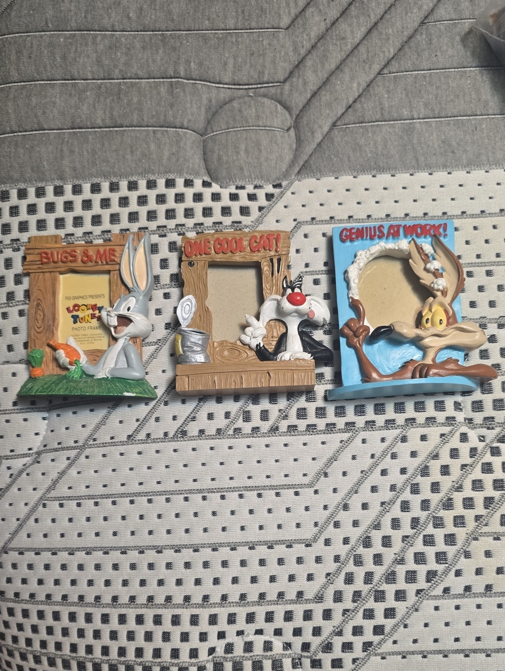 Warner Bros. Looney Tunes Character Photo Frame Set - Blue, Brown, Green